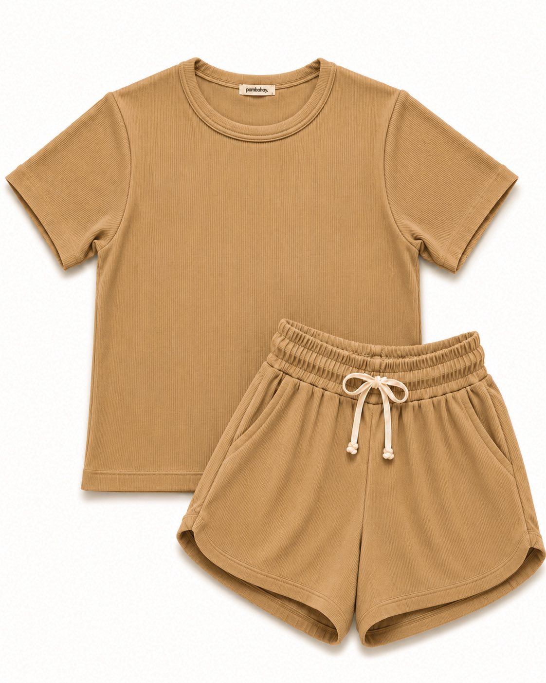 Pambahaymnl Waffle Knit Lounge Set