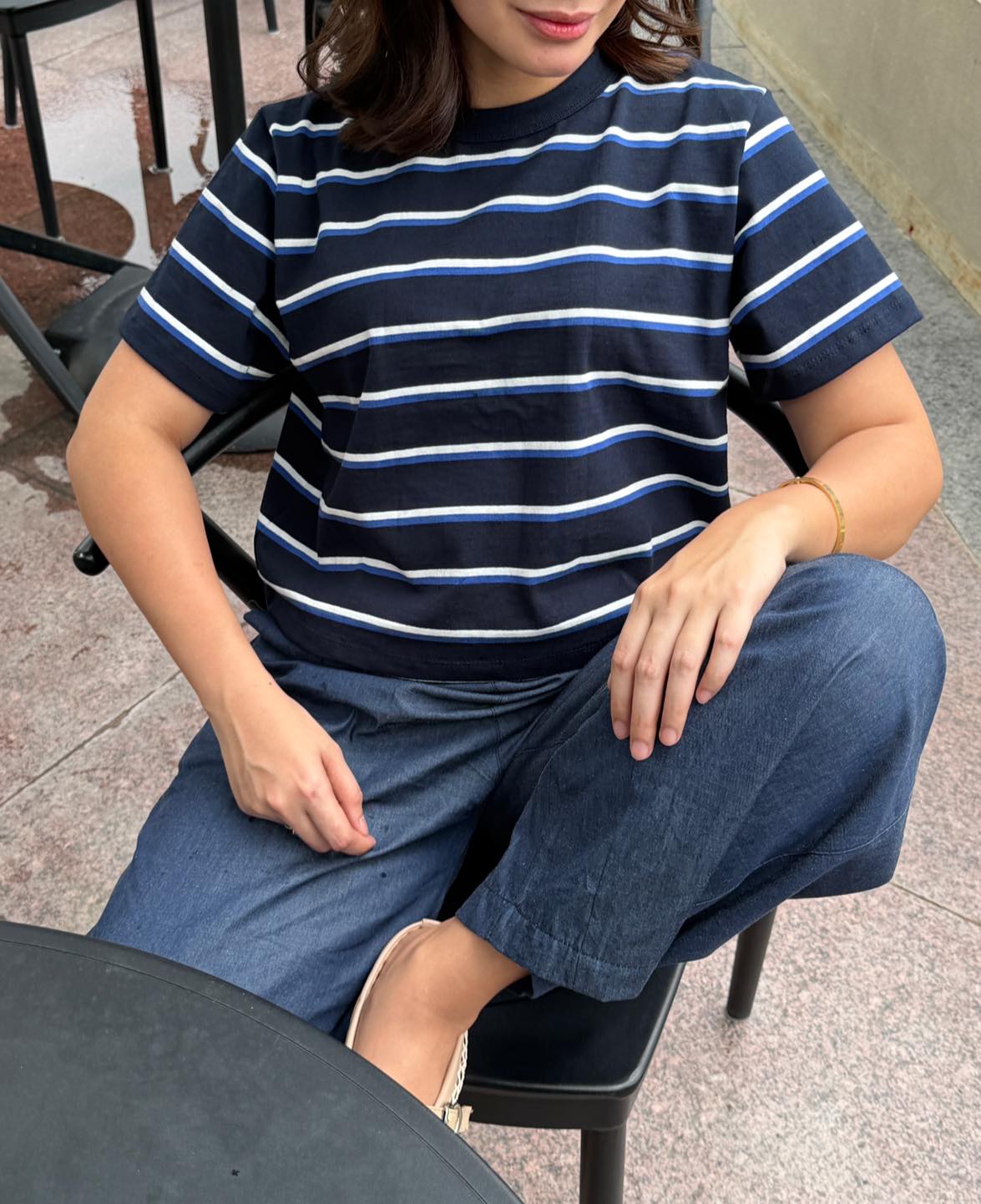 Pambahaymnl Stripes Boxy Tee