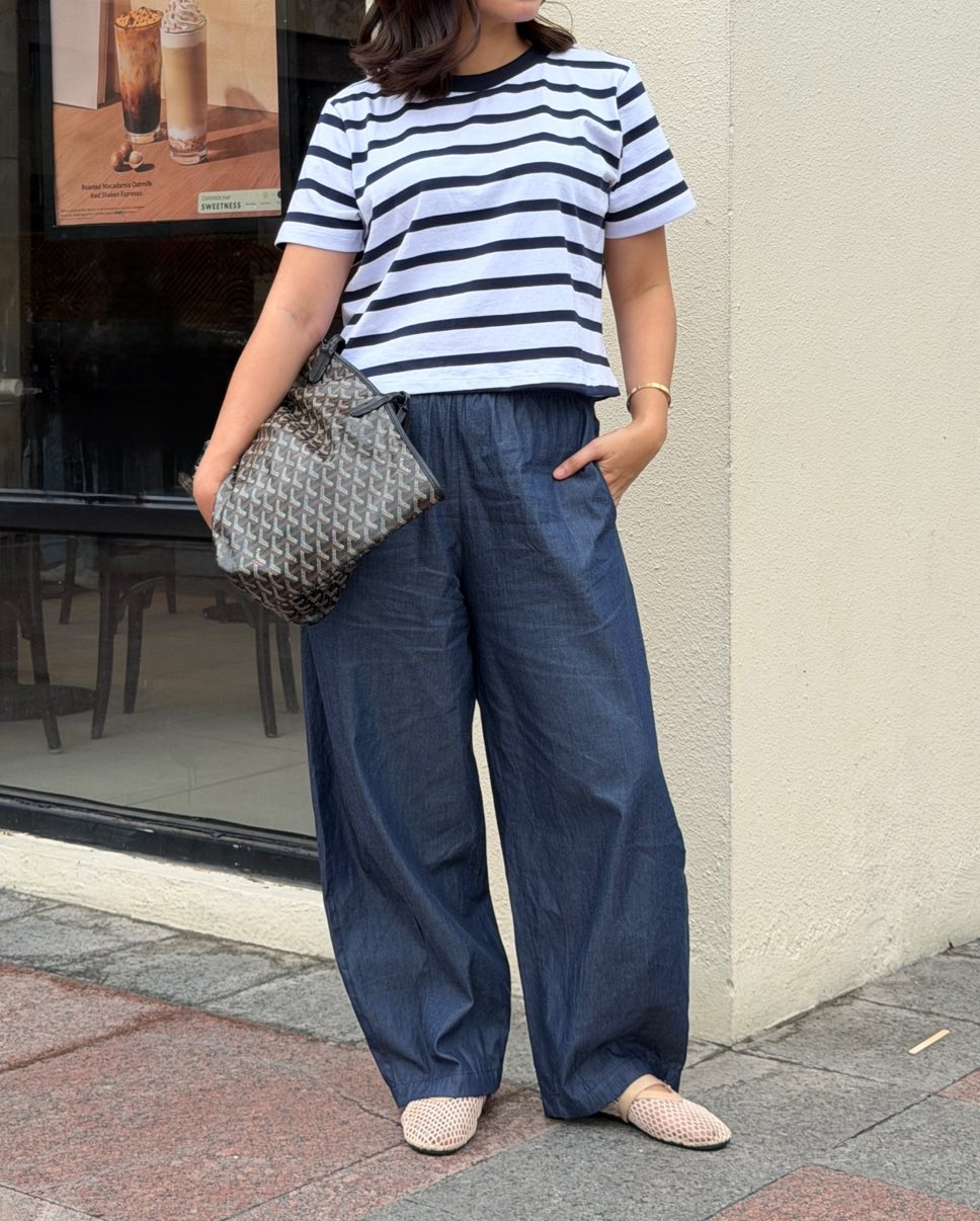 Pambahaymnl Stripes Boxy Tee