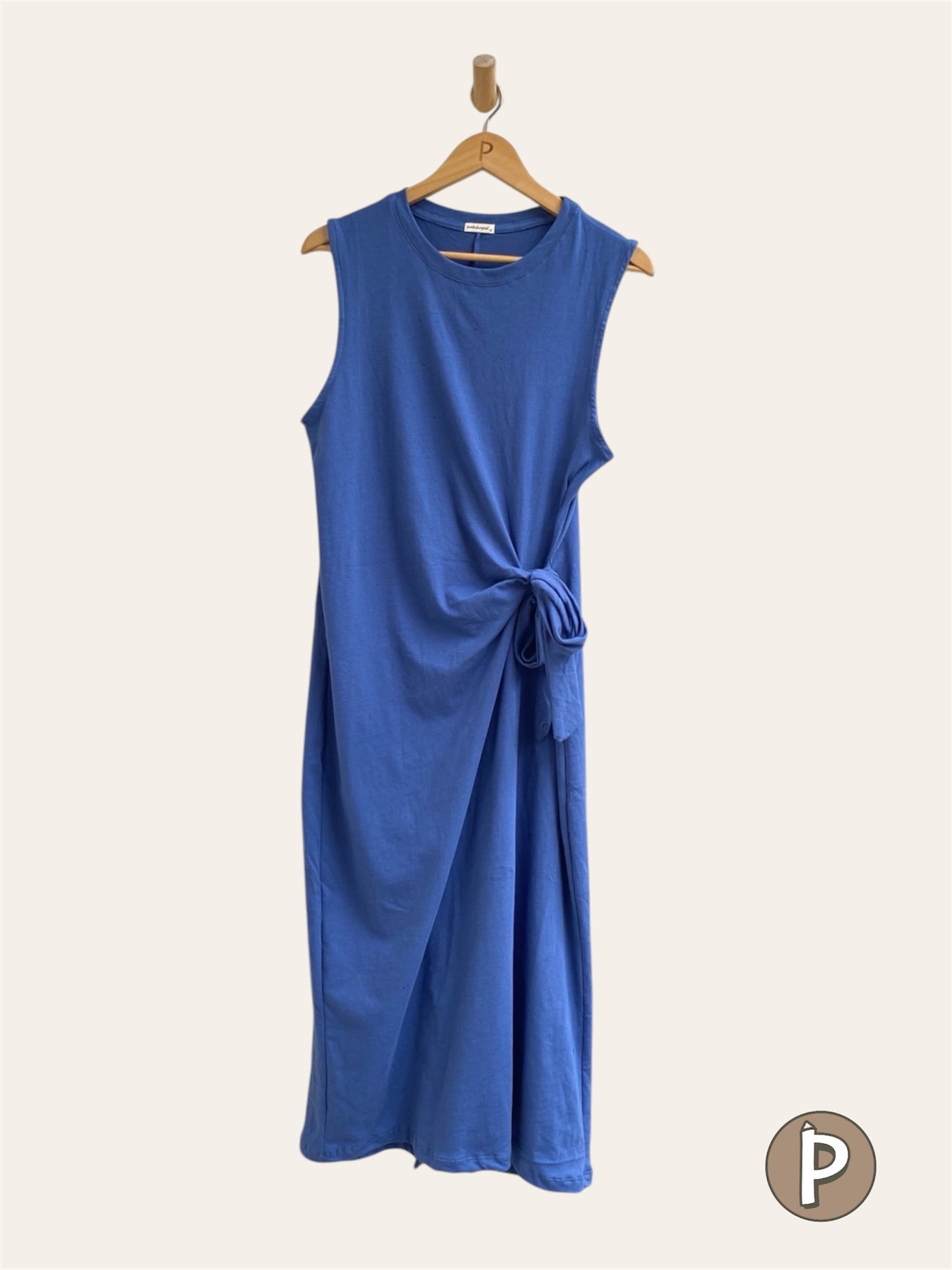 Pambahaymnl Side Tie Jersey Dress