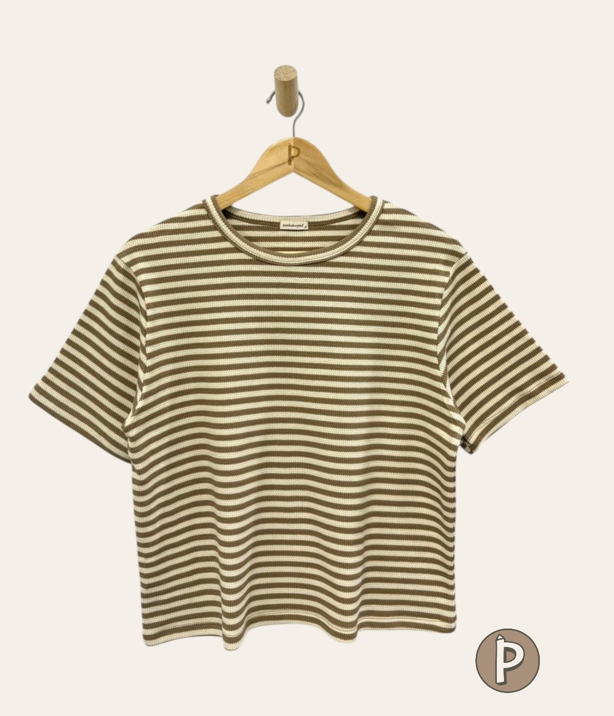 Pambahaymnl Waffle Stripes Top