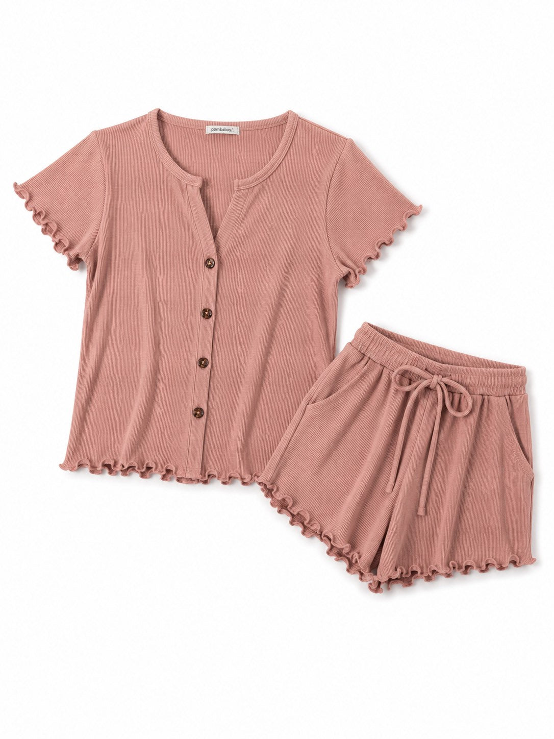 Pambahaymnl Buttoned Waffle Set