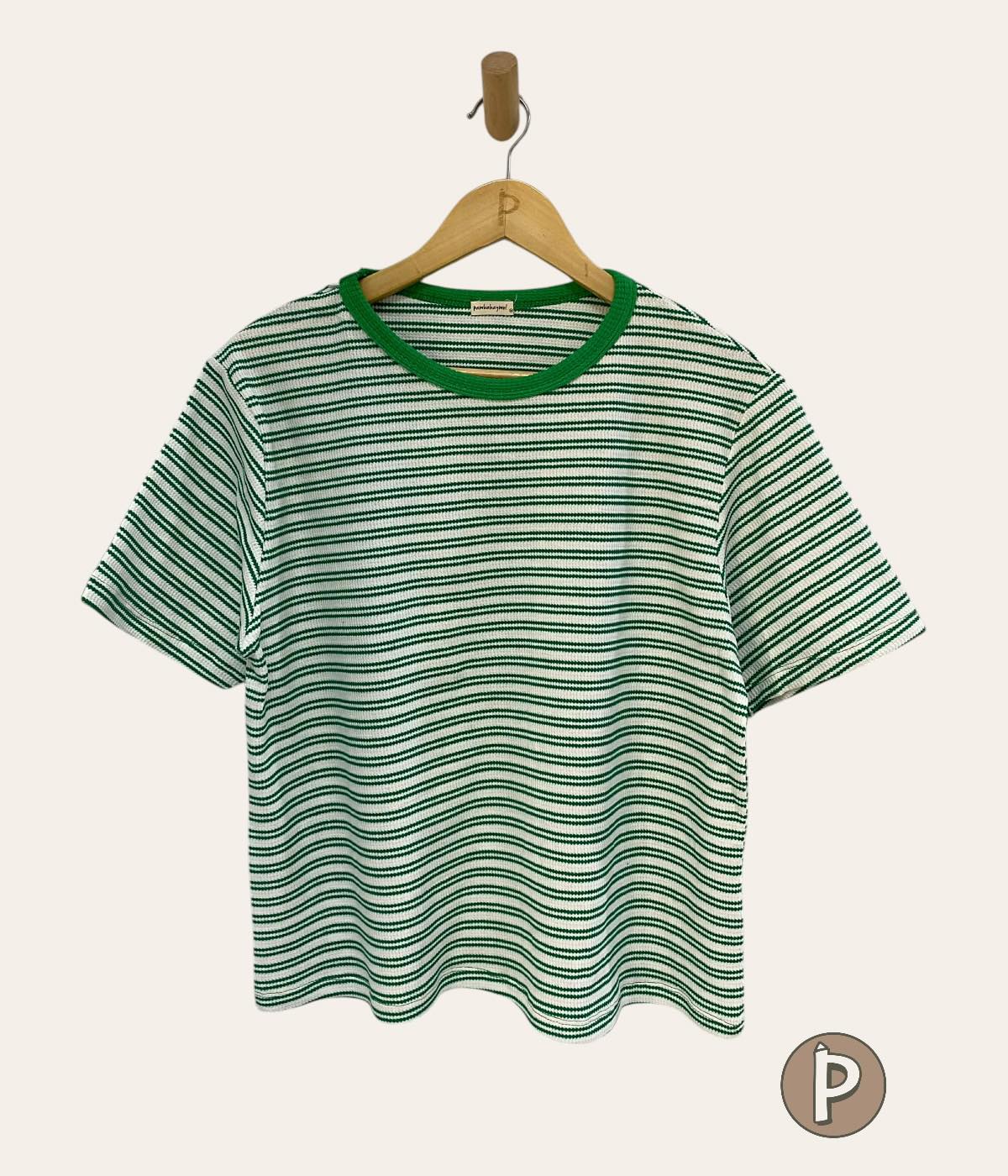 Pambahaymnl Waffle Stripes Top