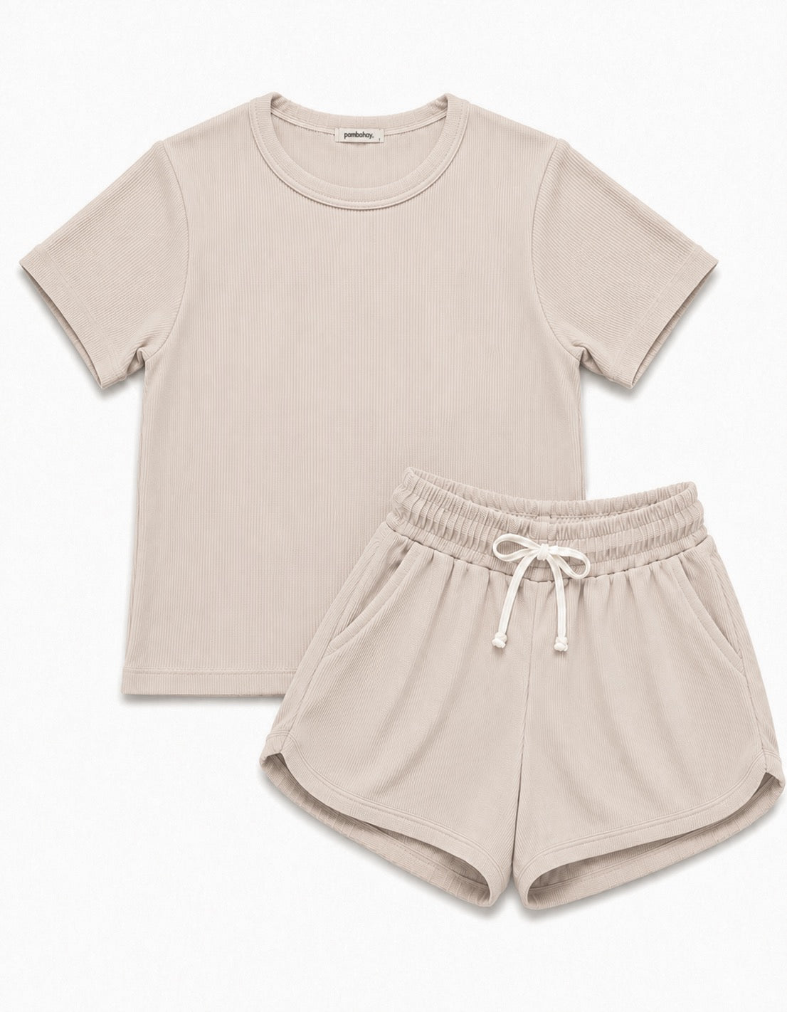 Pambahaymnl Waffle Knit Lounge Set