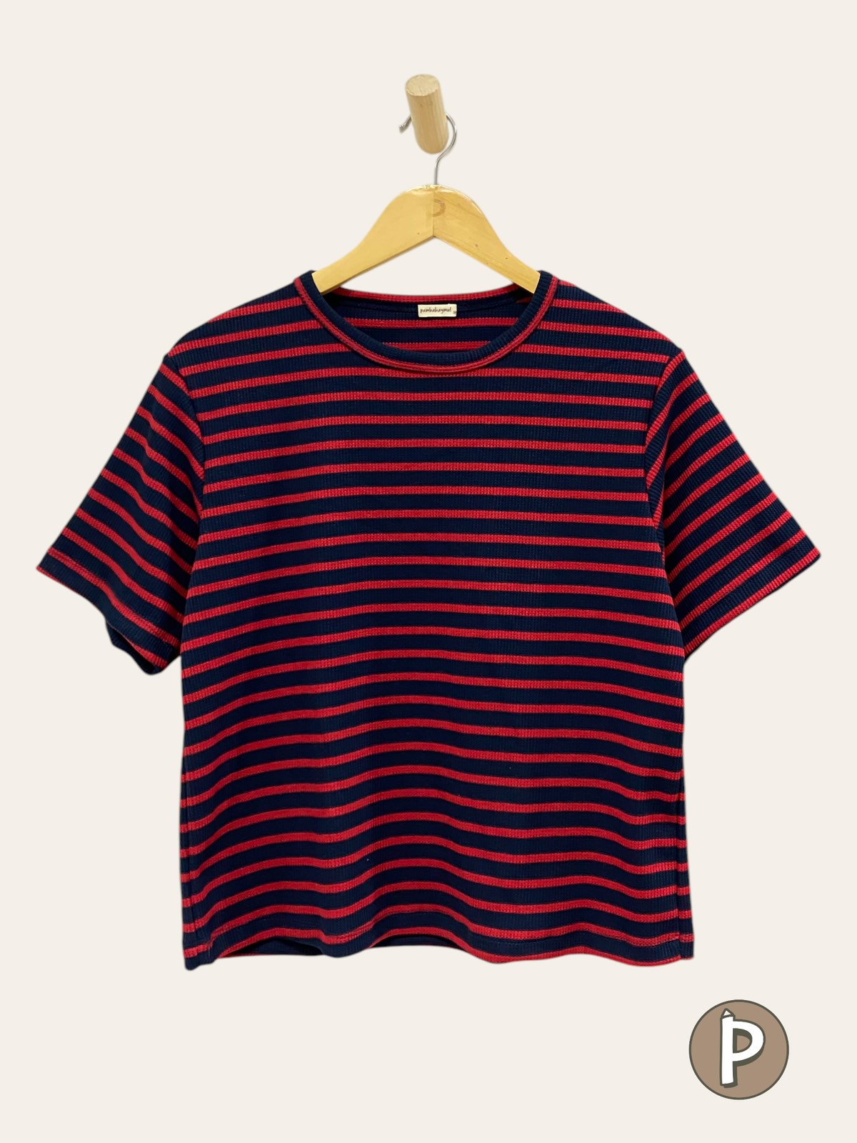 Pambahaymnl Waffle Stripes Top