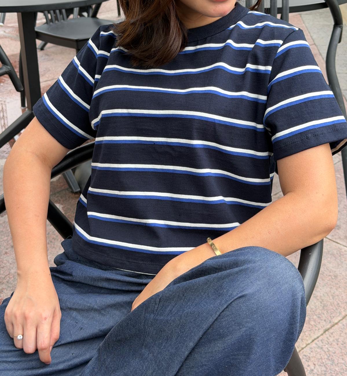 Pambahaymnl Stripes Boxy Tee