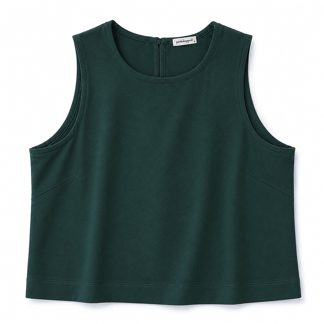 Pambahaymnl Sleeveless Linen Top