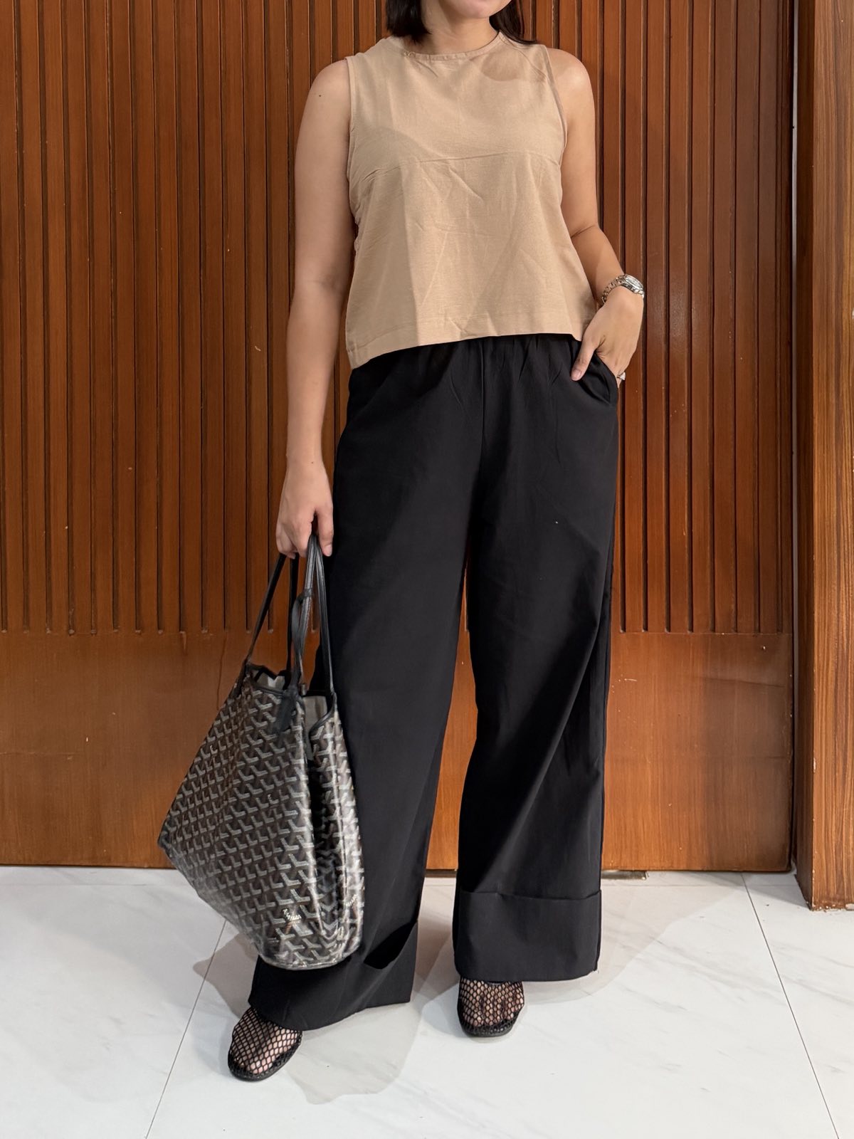 Pambahaymnl Fold Up Linen Pants