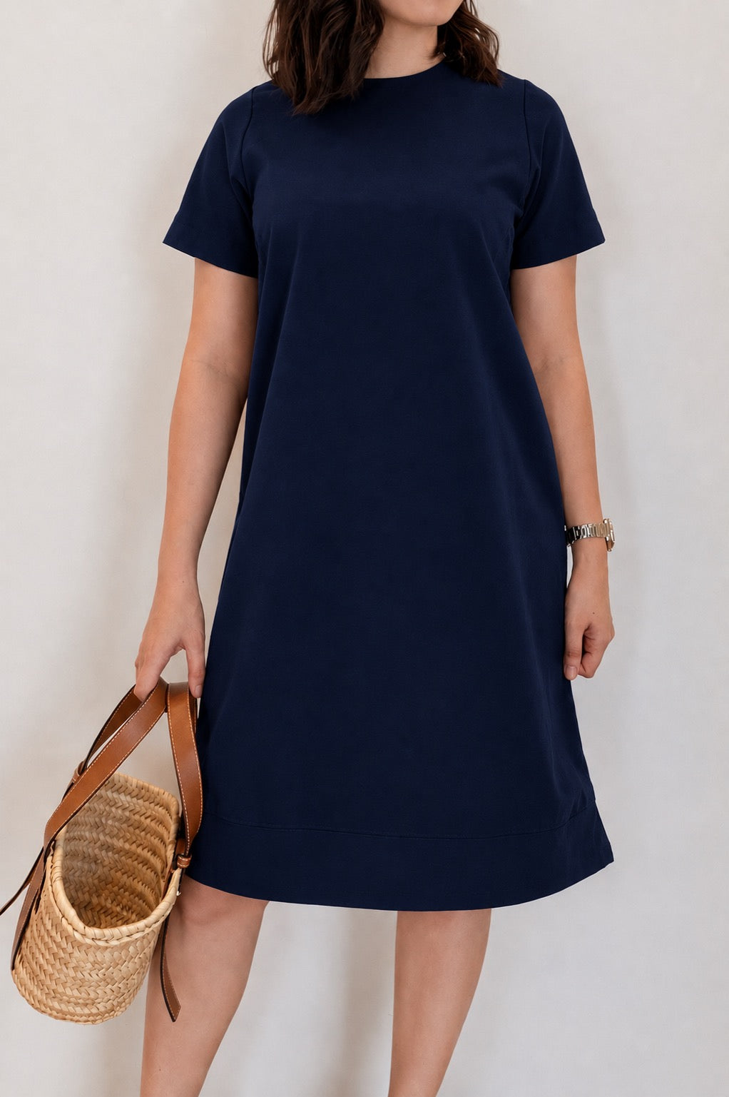 Pambahaymnl Linen Shift Dress