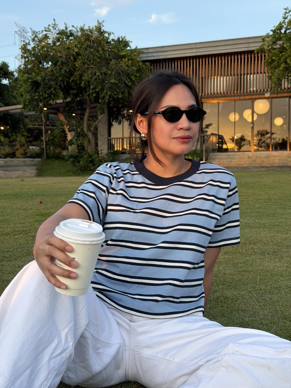 Pambahaymnl Stripes Boxy Tee