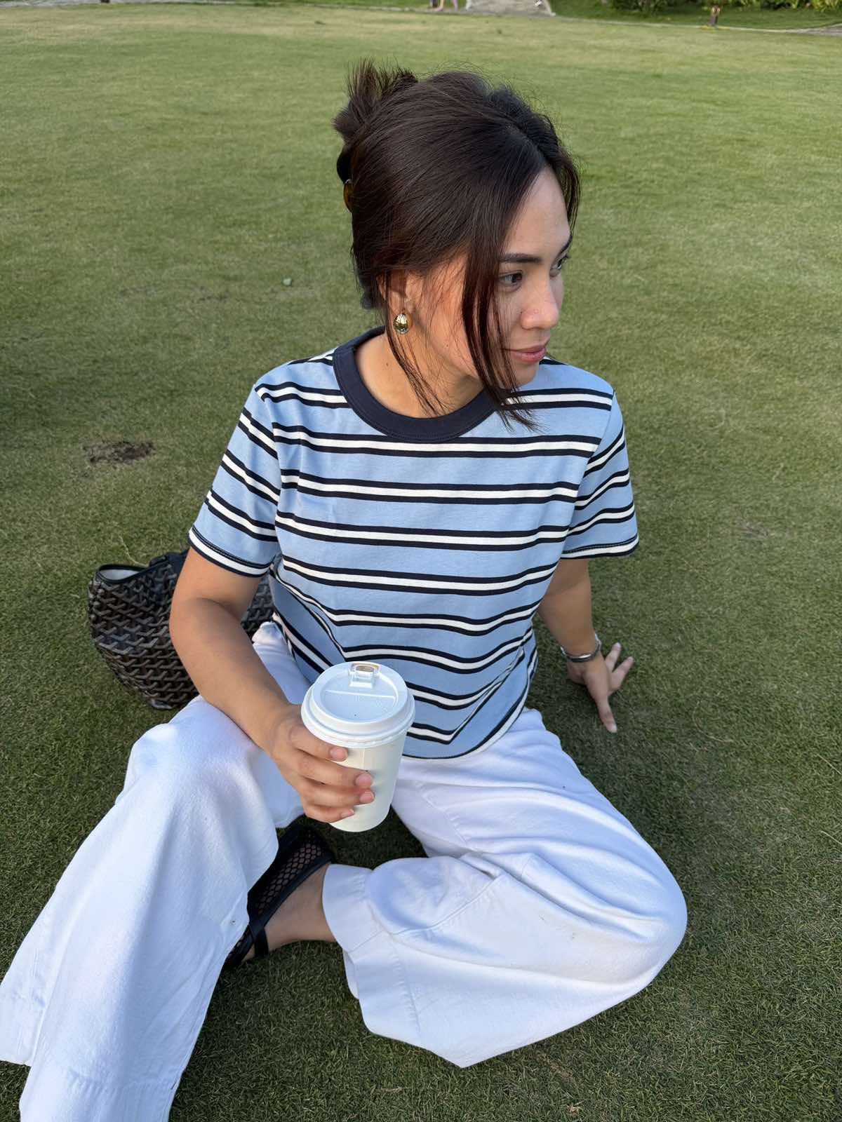 Pambahaymnl Stripes Boxy Tee