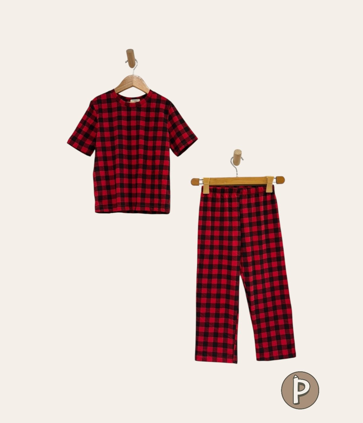 Pambahaymnl Family Plaid Flannel Pjs