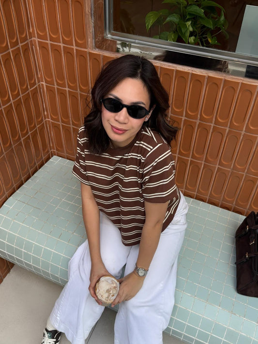 Pambahaymnl Stripes Boxy Tee