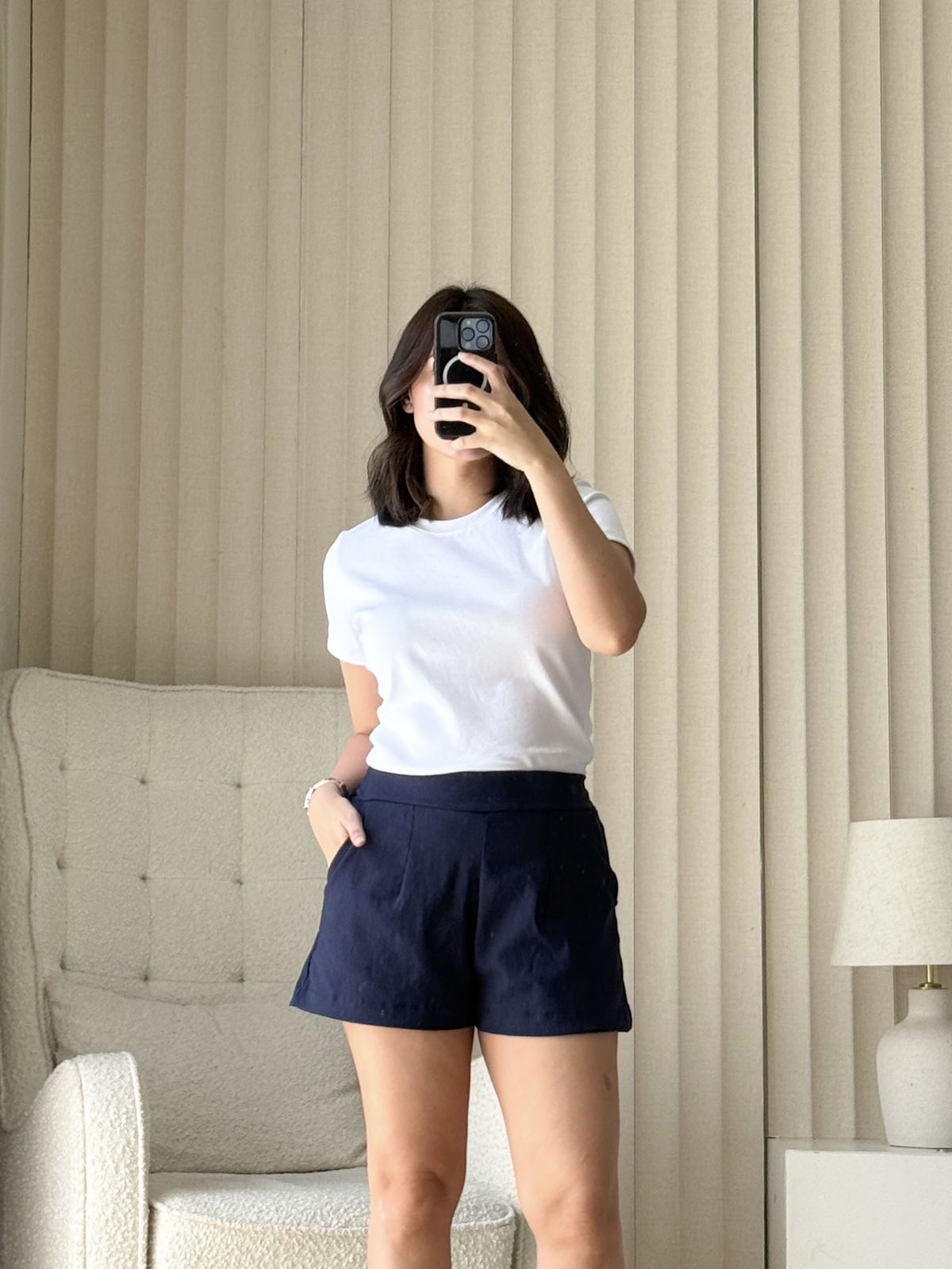 Pambahaymnl Tucked Woven Short