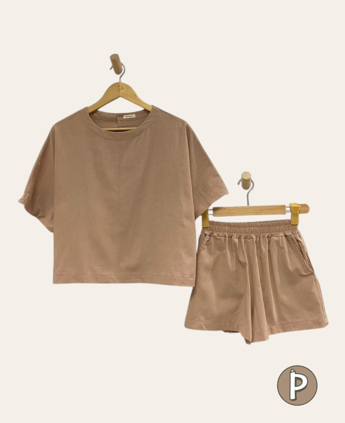 Pambahaymnl Batwing Shorts Set