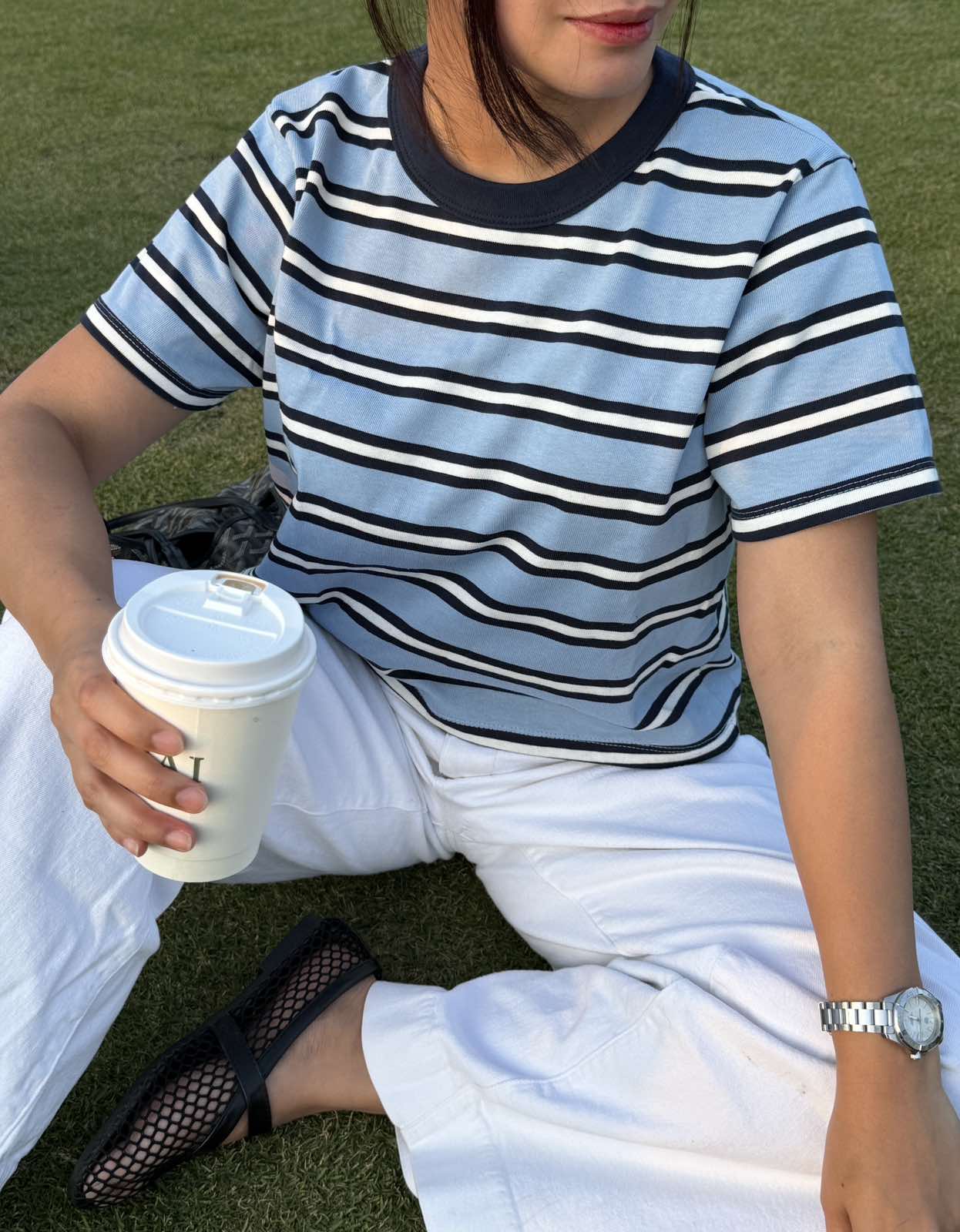 Pambahaymnl Stripes Boxy Tee