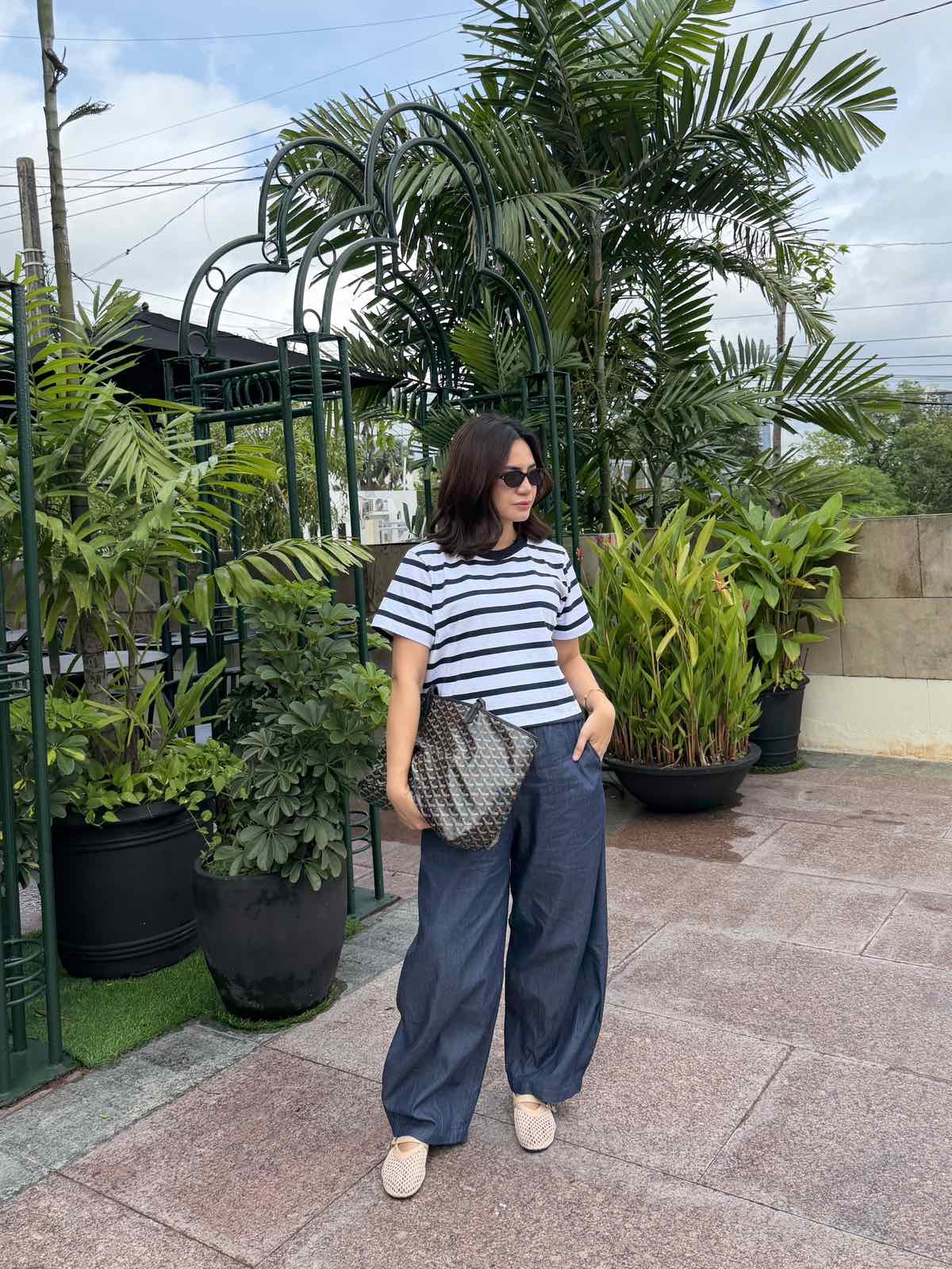 Pambahaymnl Denim Barrel Pants