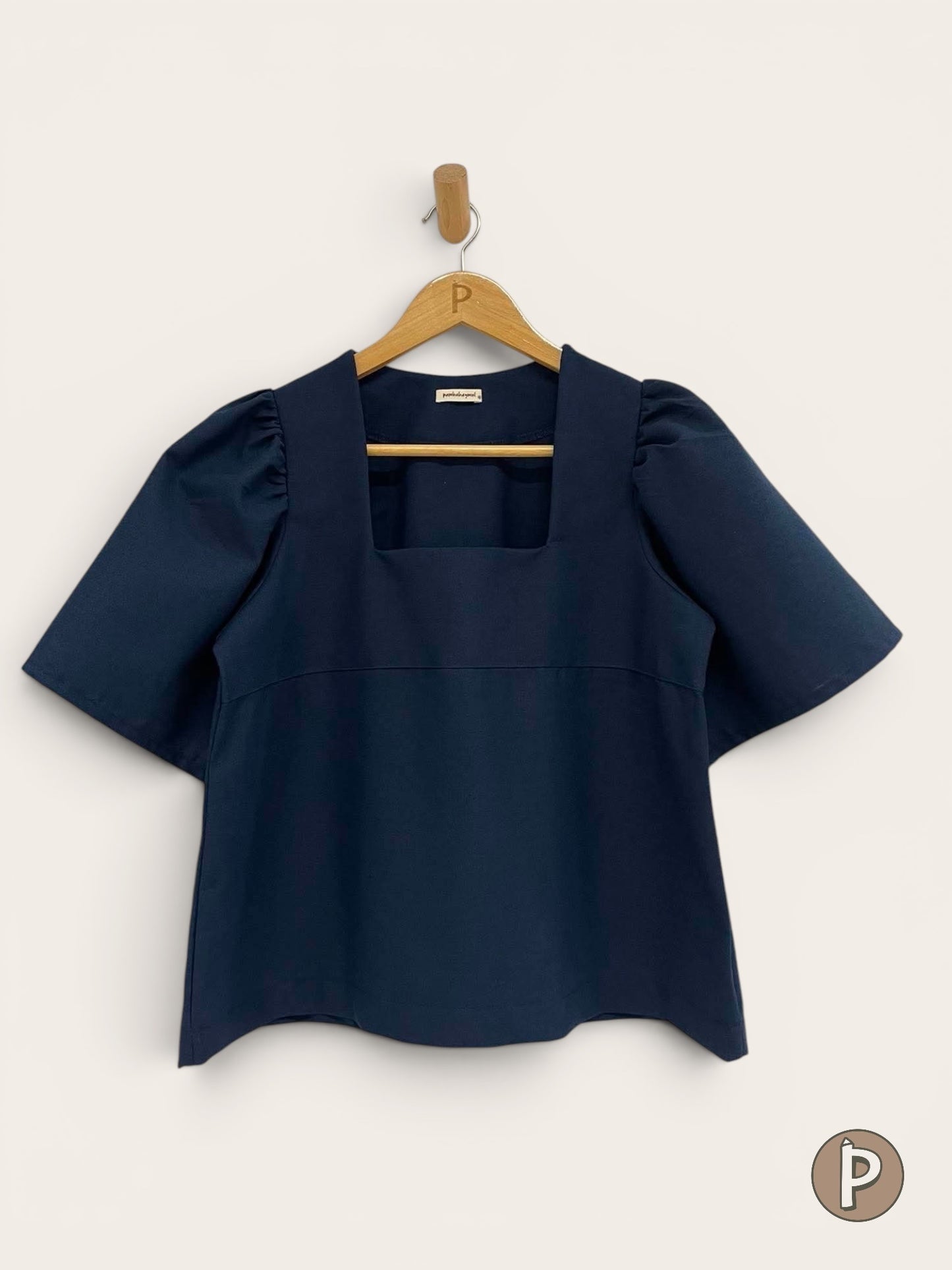 Pambahaymnl Square Neck Filipiniana Top