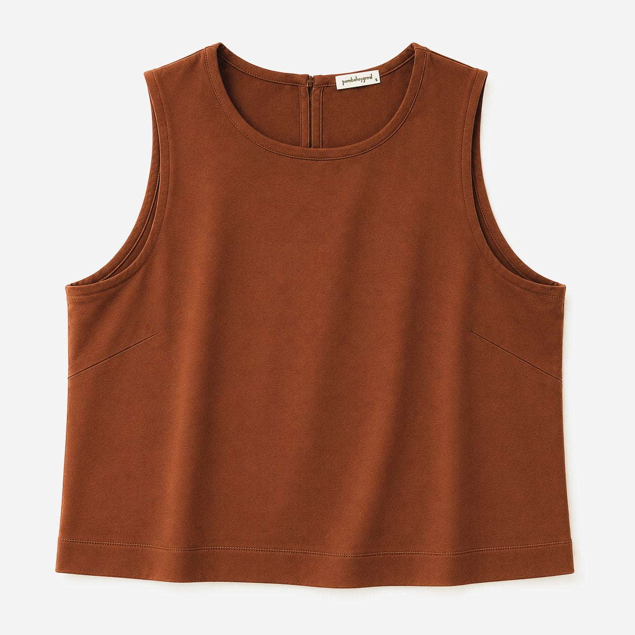 Pambahaymnl Sleeveless Linen Top