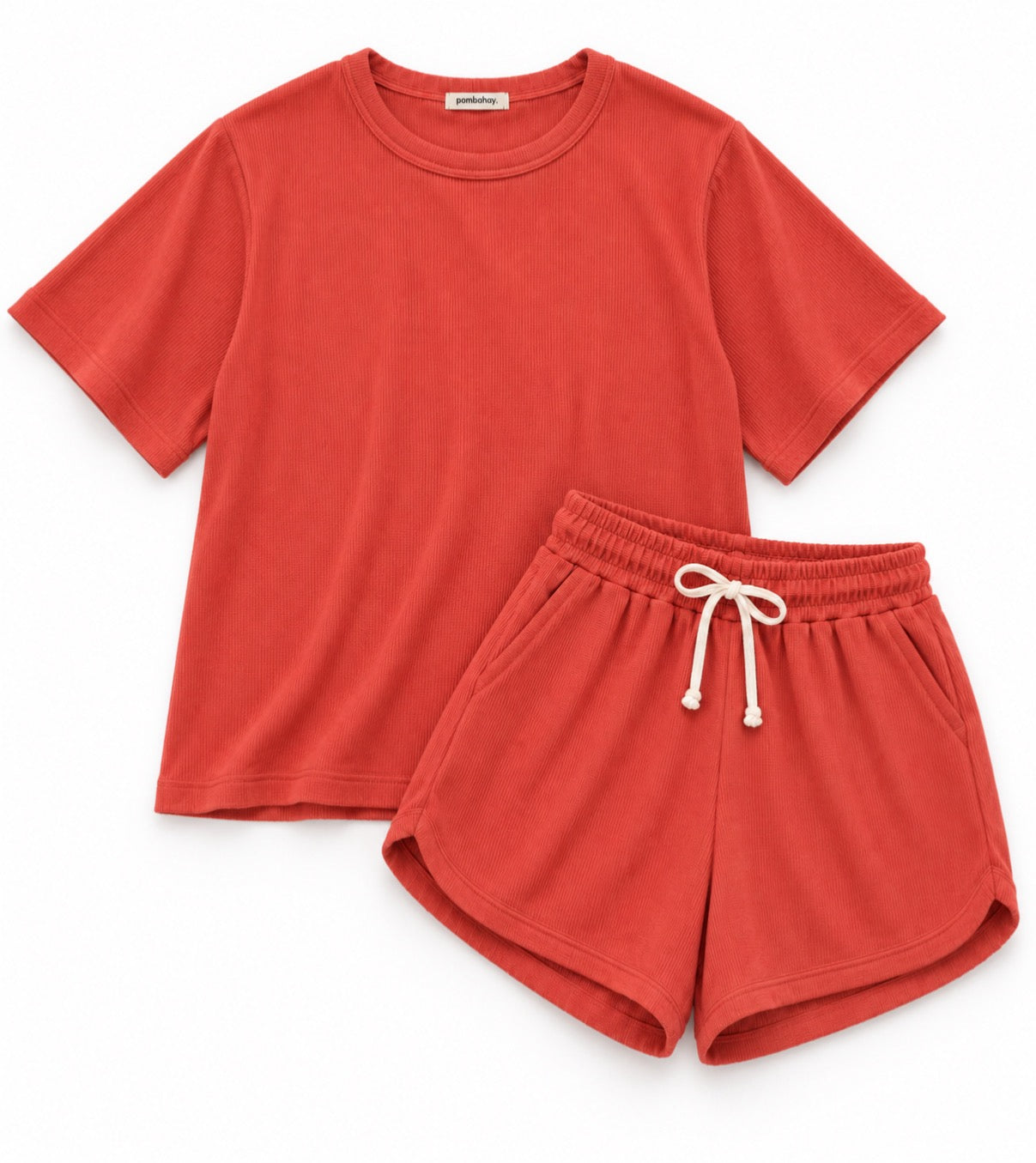 Pambahaymnl Waffle Knit Lounge Set