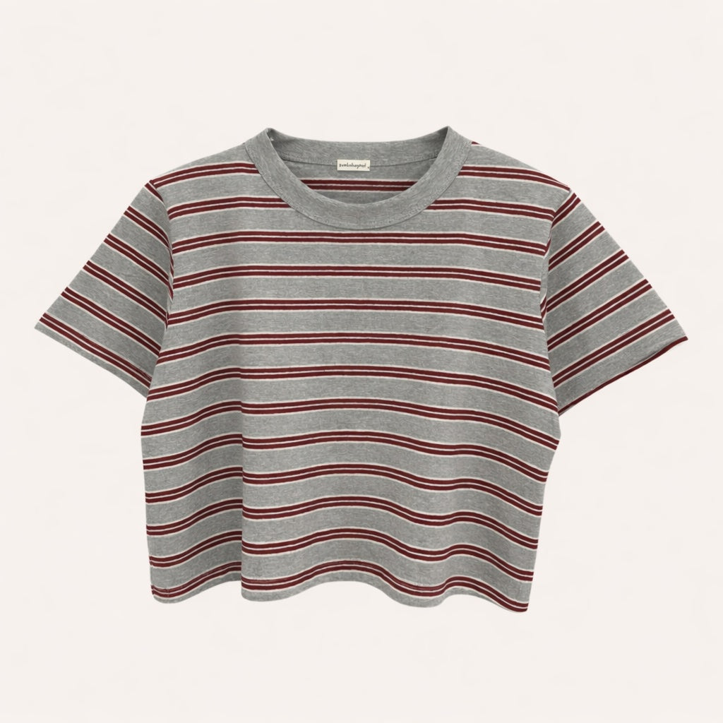 Pambahaymnl Stripes Boxy Tee
