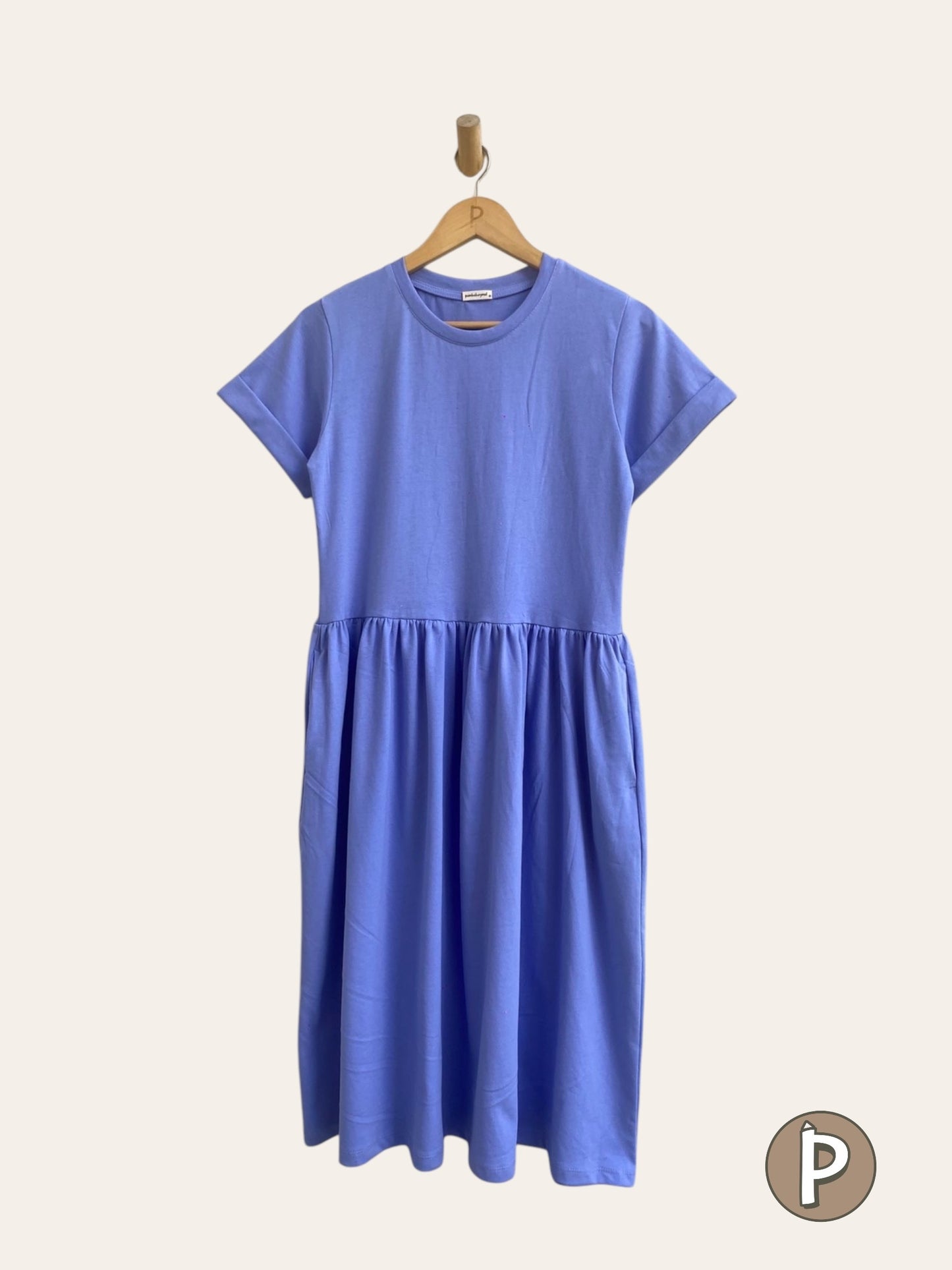Pambahaymnl Shirred Midi Dress