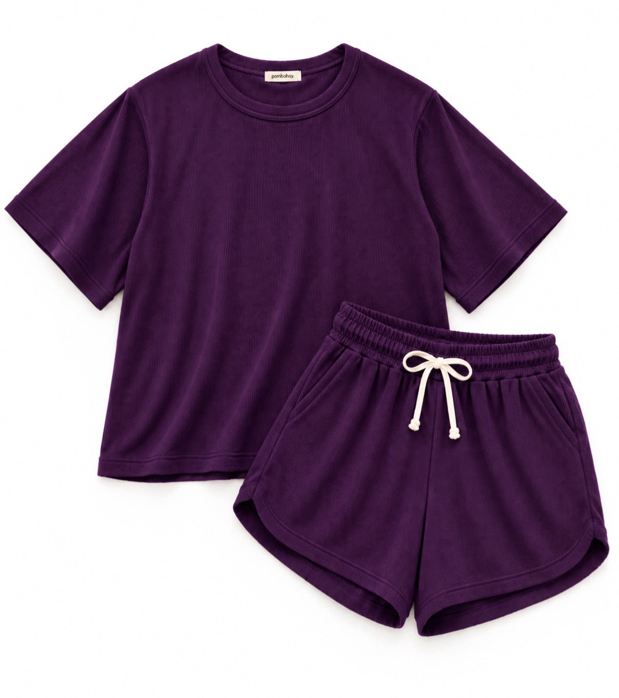 Pambahaymnl Waffle Knit Lounge Set