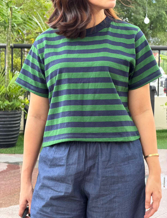 Pambahaymnl Stripes Boxy Tee