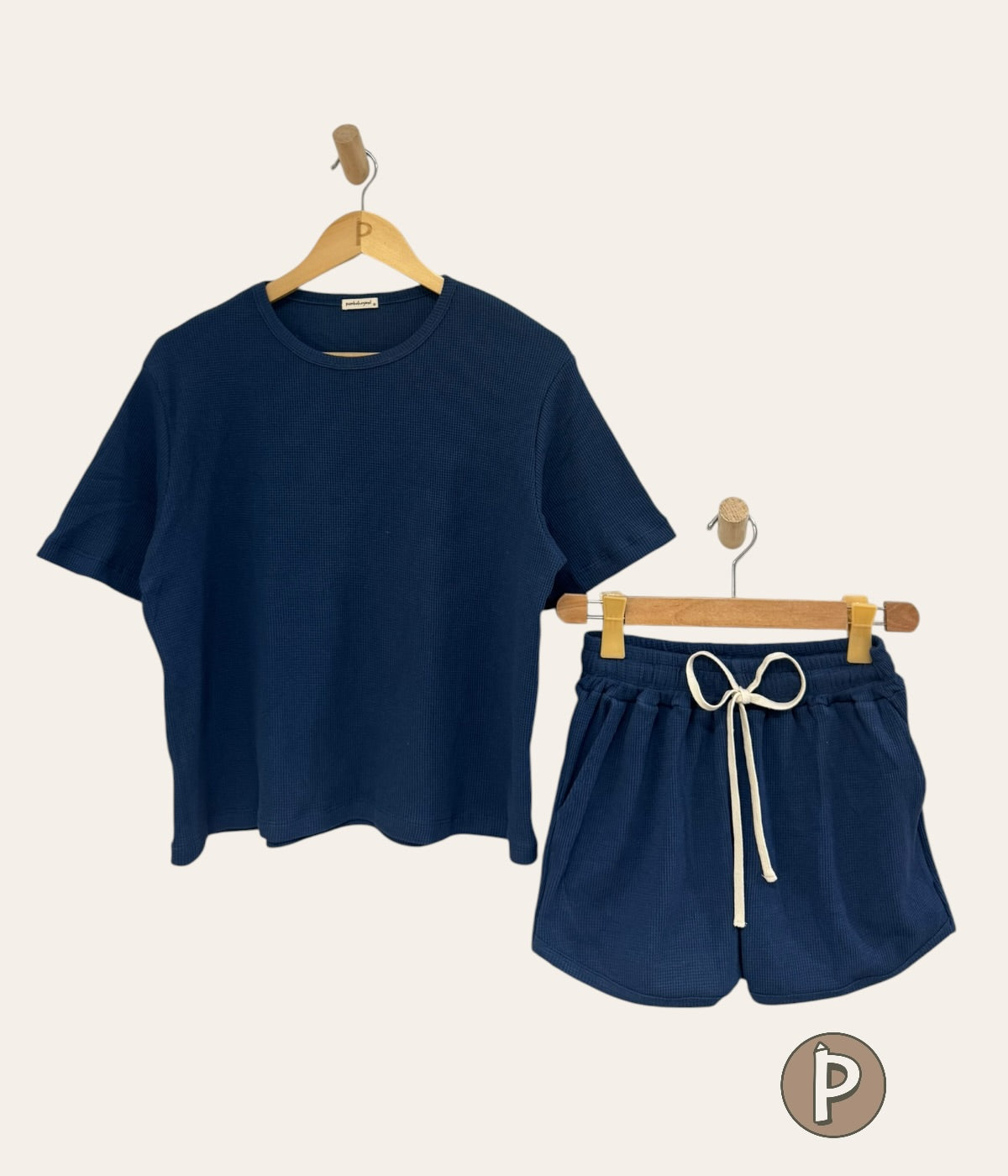 Pambahaymnl Waffle Knit Lounge Set