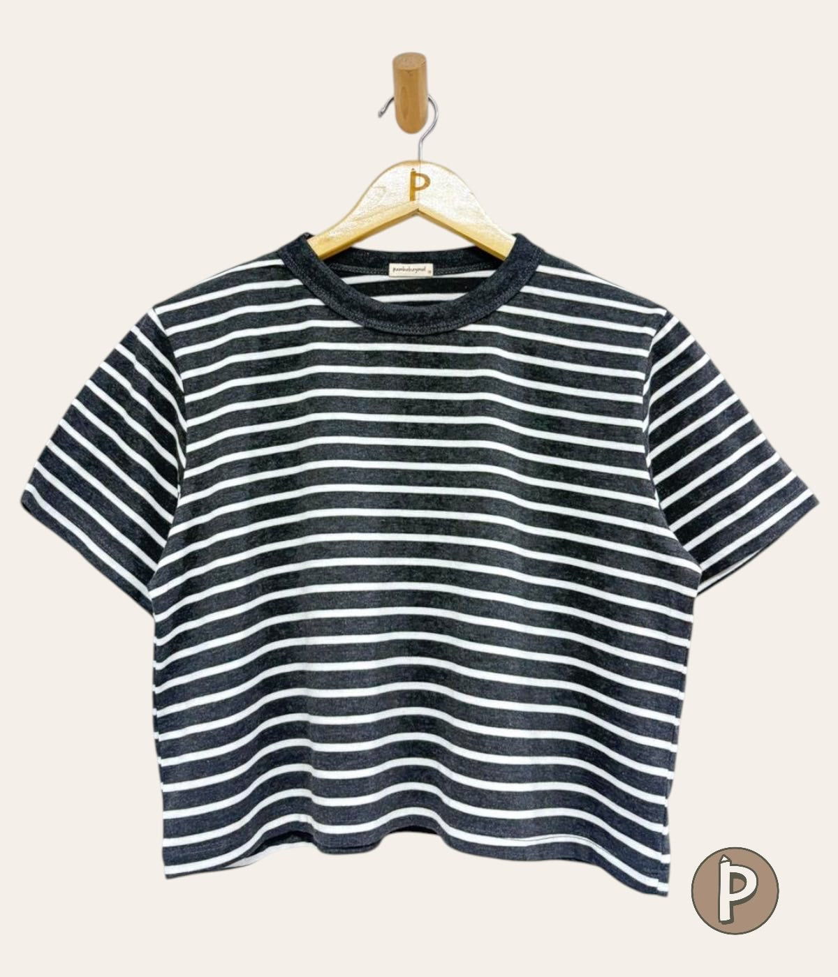 Pambahaymnl Stripes Boxy Tee