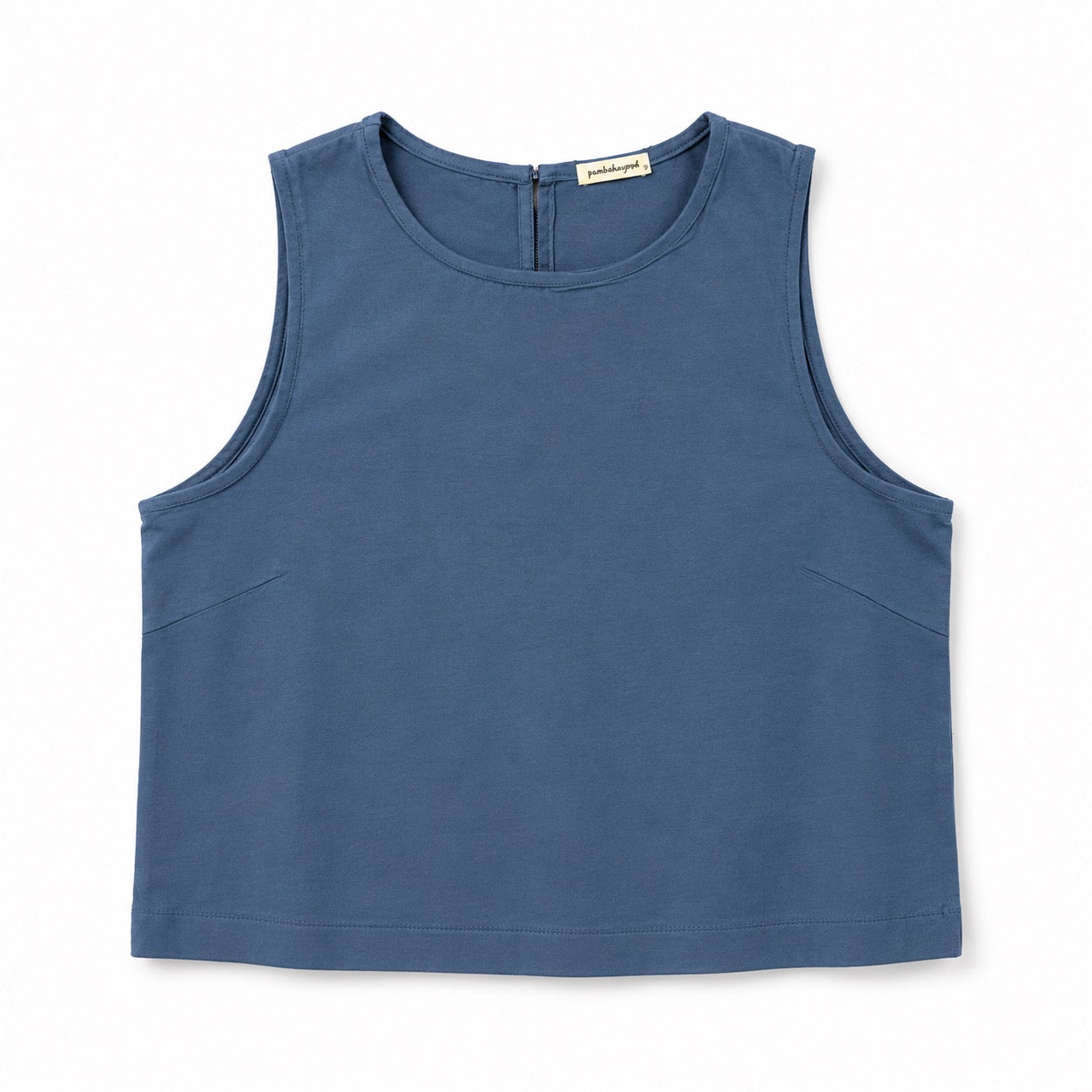 Pambahaymnl Sleeveless Linen Top