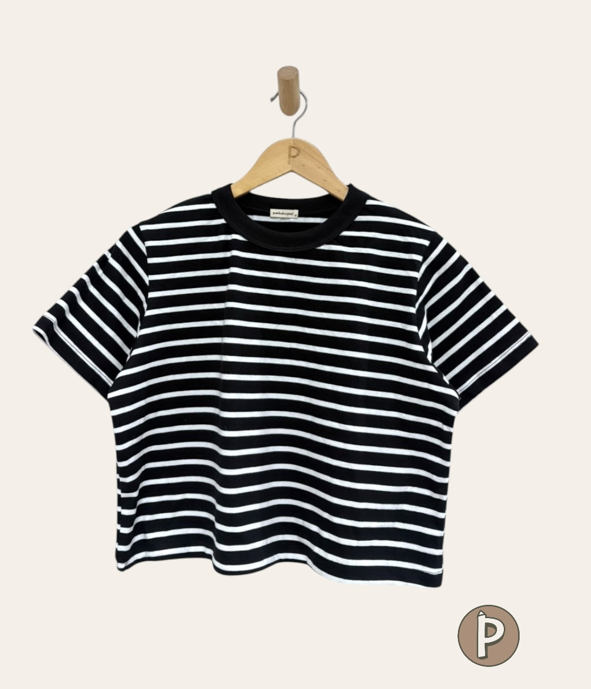 Pambahaymnl Stripes Boxy Tee