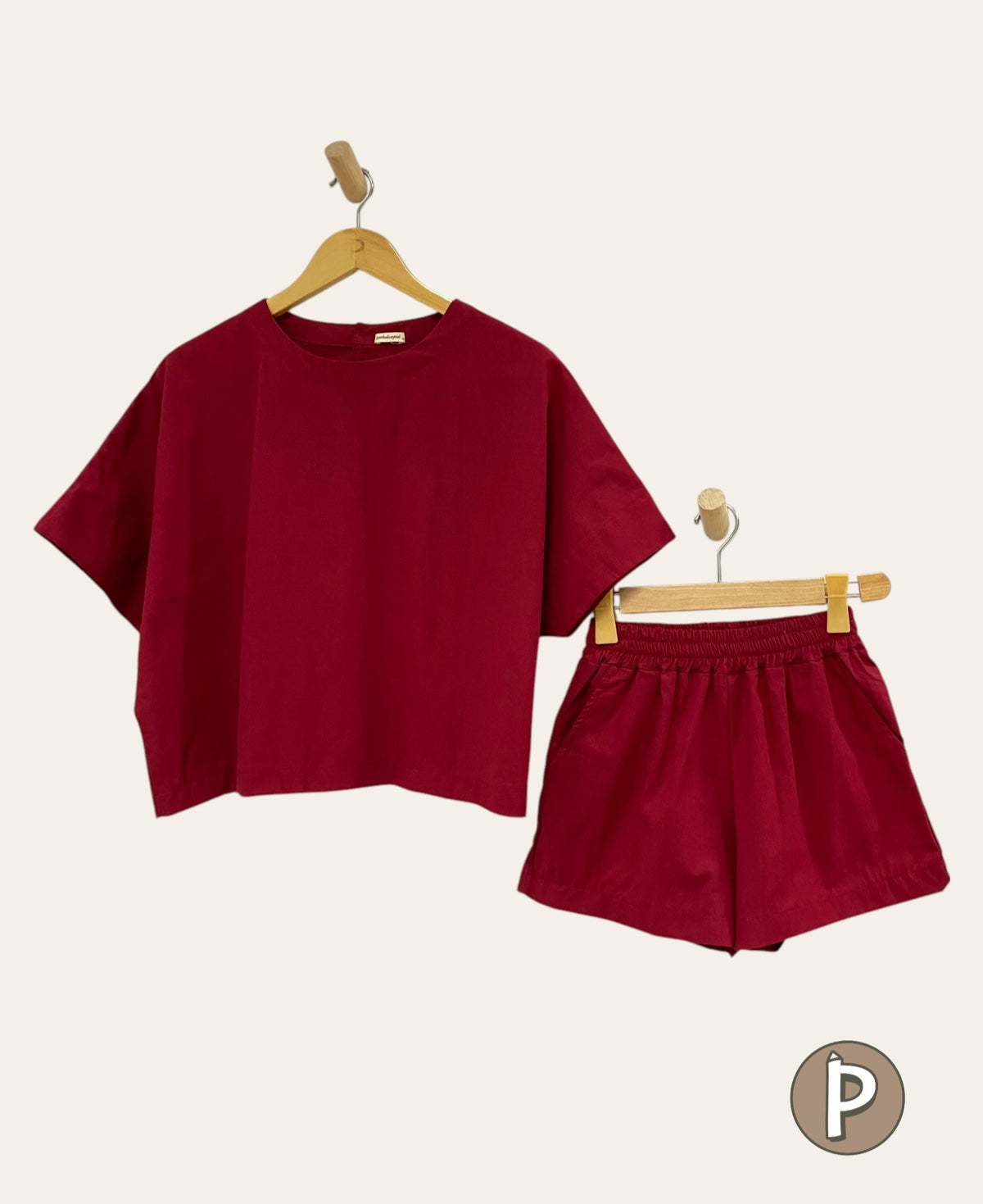 Pambahaymnl Batwing Shorts Set