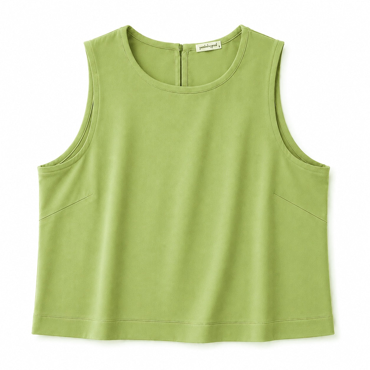 Pambahaymnl Sleeveless Linen Top