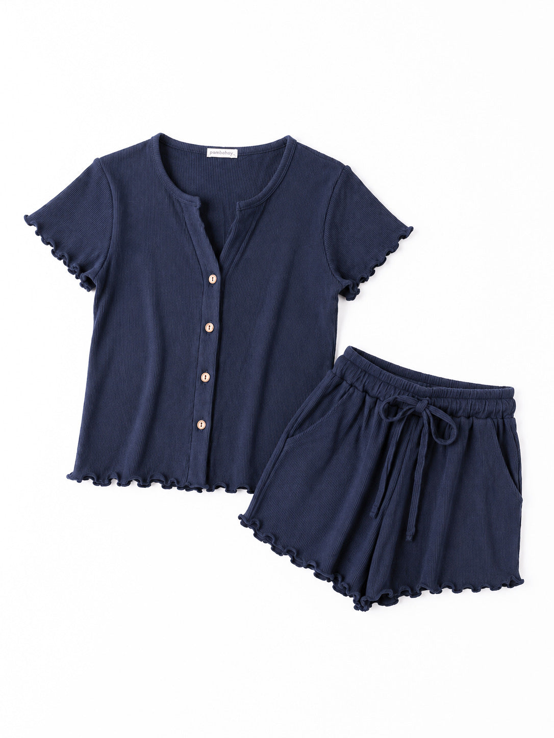 Pambahaymnl Buttoned Waffle Set