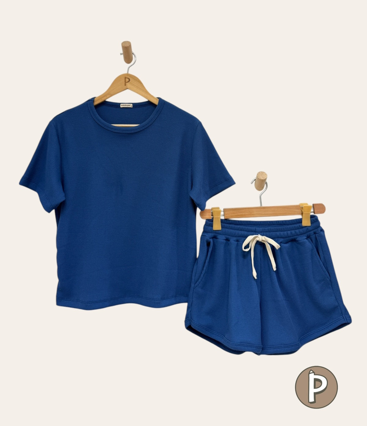 Pambahaymnl Waffle Knit Lounge Set