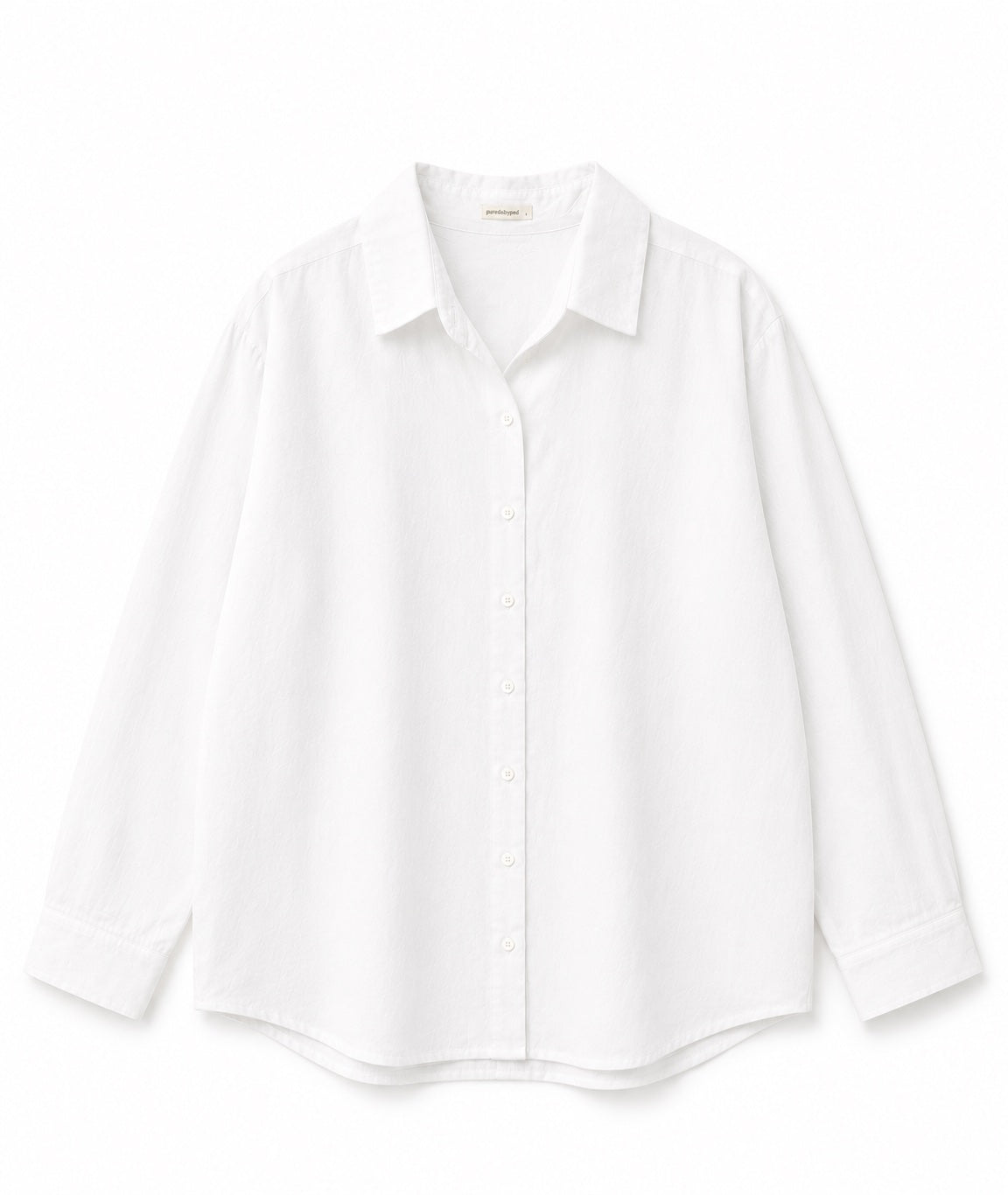 Pambahaymnl Linen Polo Longsleeve Top