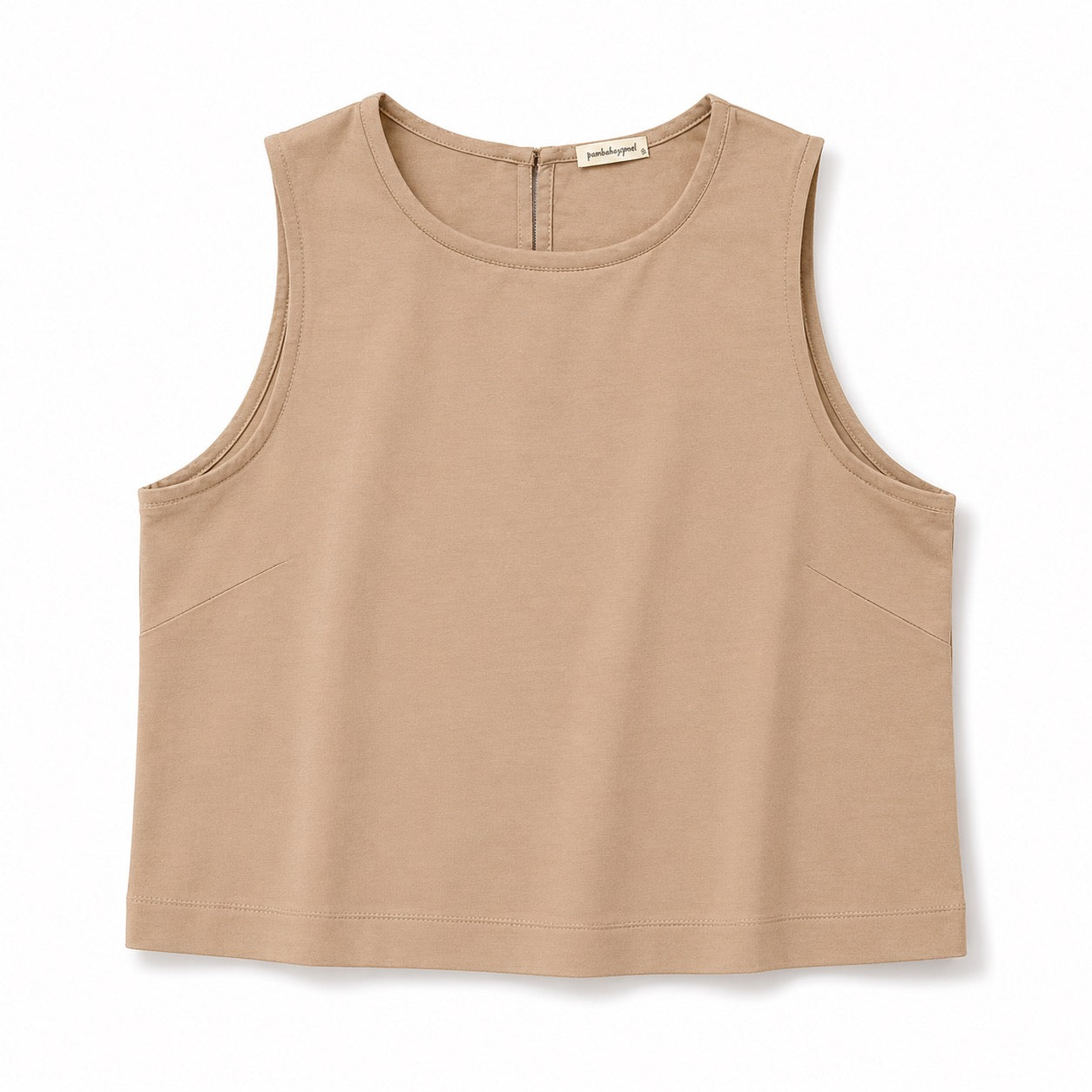 Pambahaymnl Sleeveless Linen Top