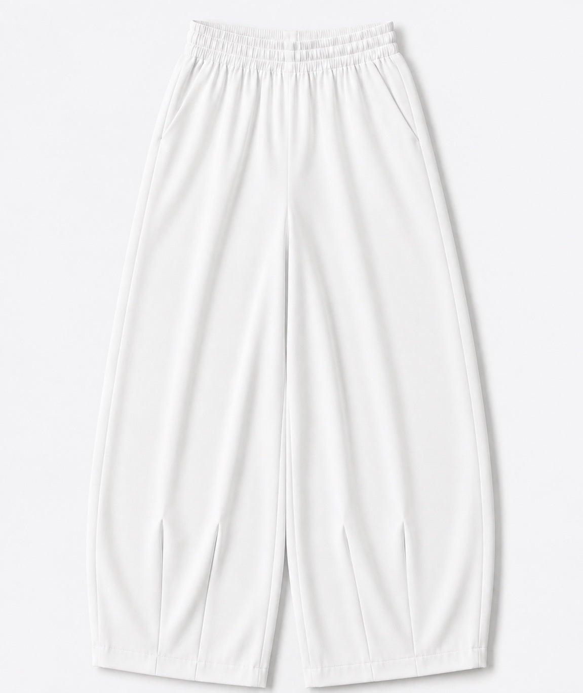 Pambahaymnl Barrel Leg Linen Pants