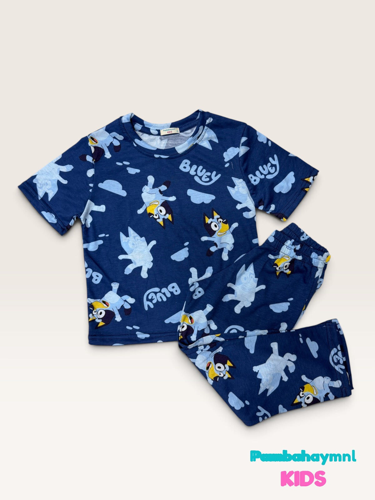 Pambahaymnl Kids Cotton Printed Pjs Lounge Set