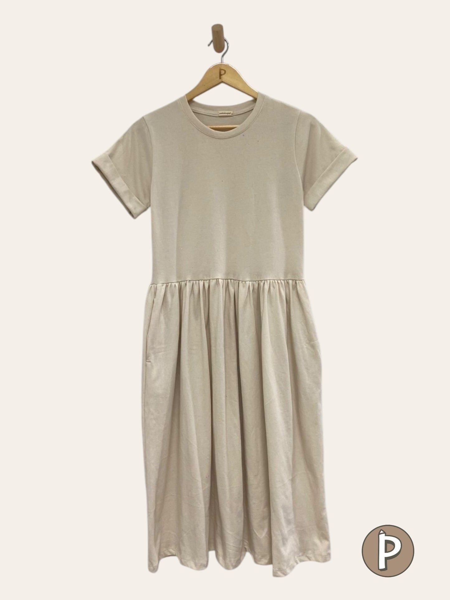Pambahaymnl Shirred Midi Dress