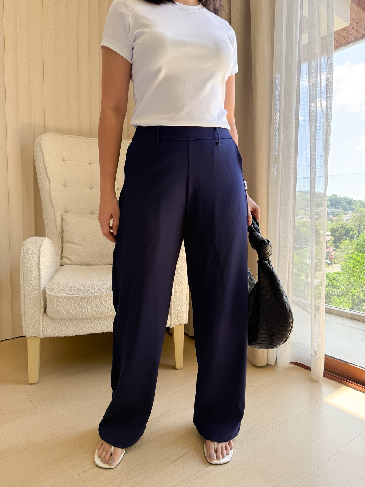 Pambahaymnl New Twill Straight Loose Pants