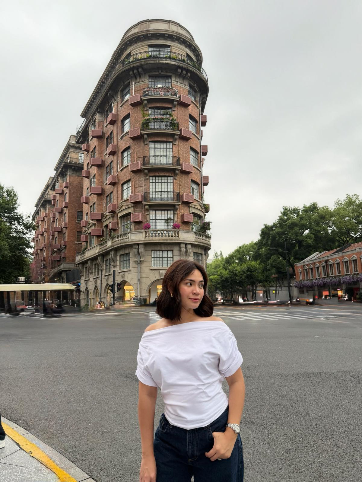 Pambahaymnl Drape Top
