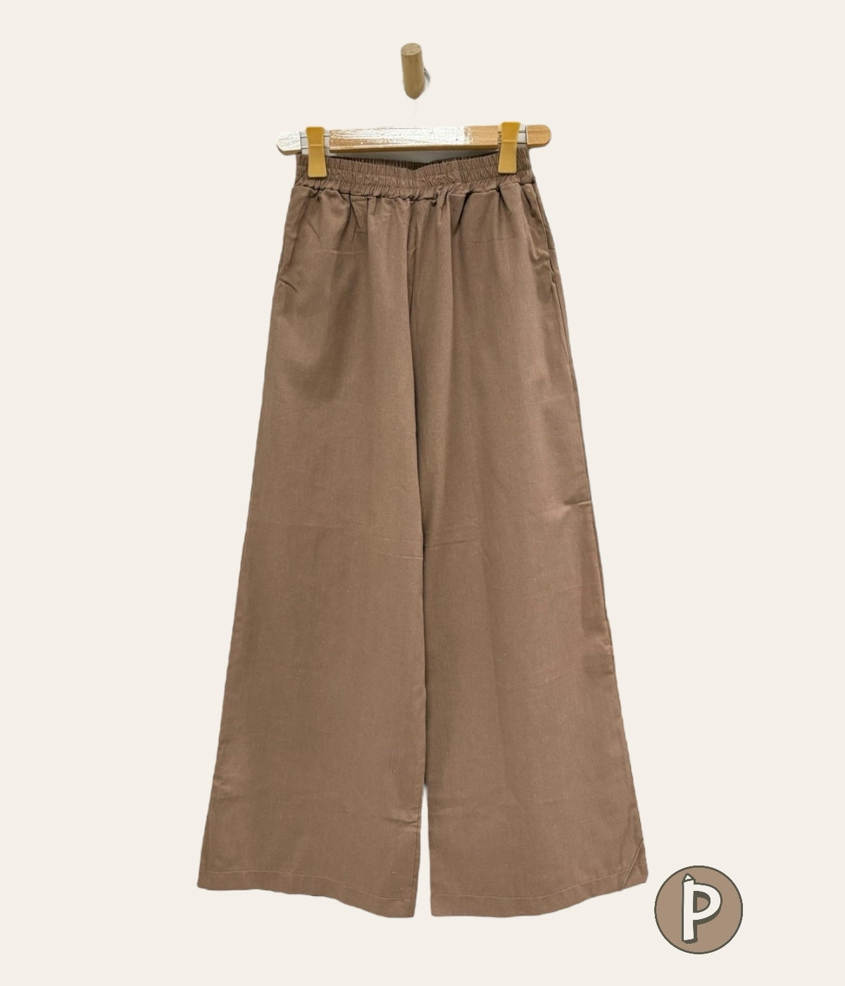 Pambahaymnl Linen Wide Leg Pants