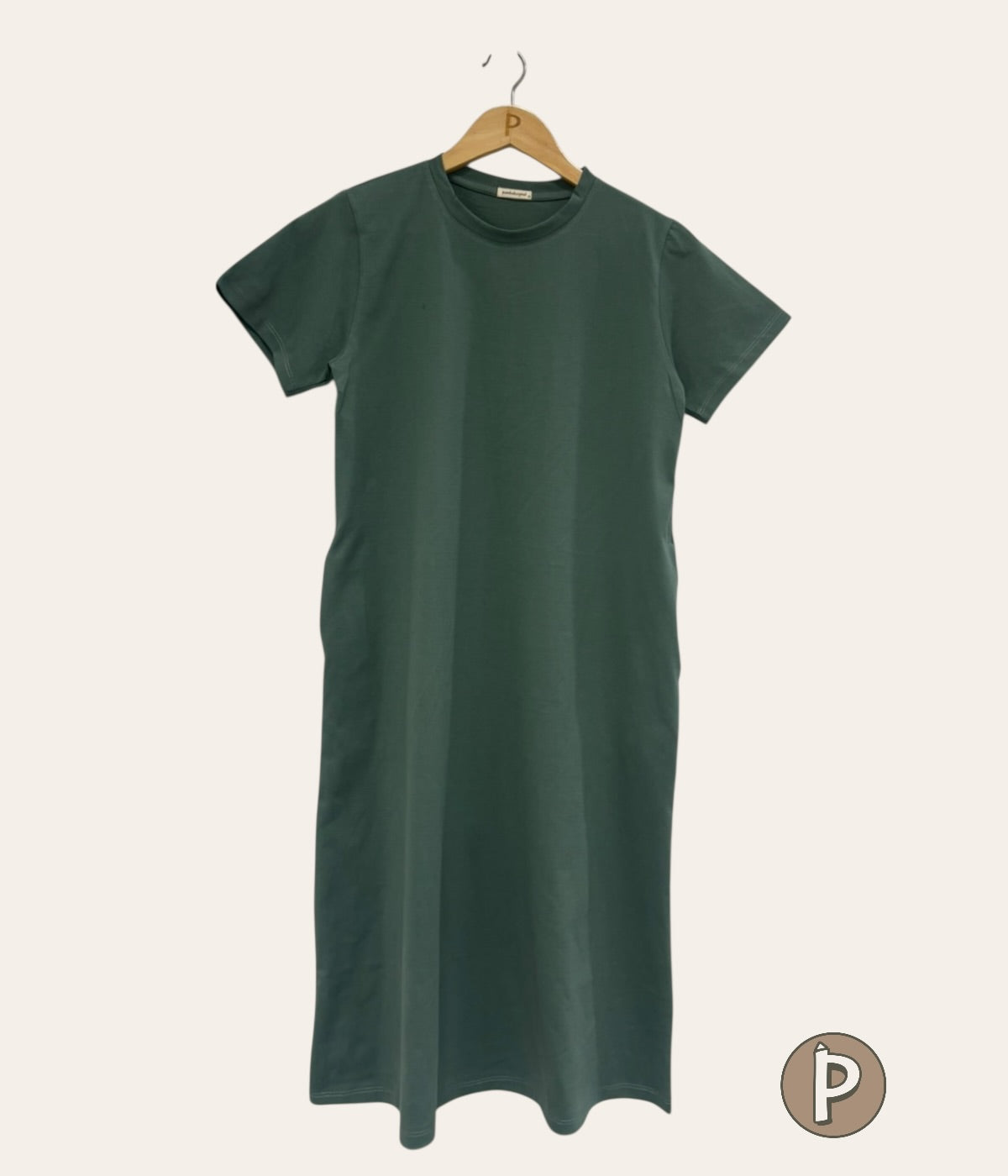 Pambahaymnl Cotton Short Sleeve A- Line Dress