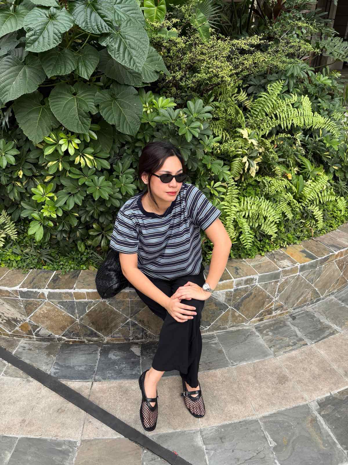 Pambahaymnl Stripes Boxy Tee