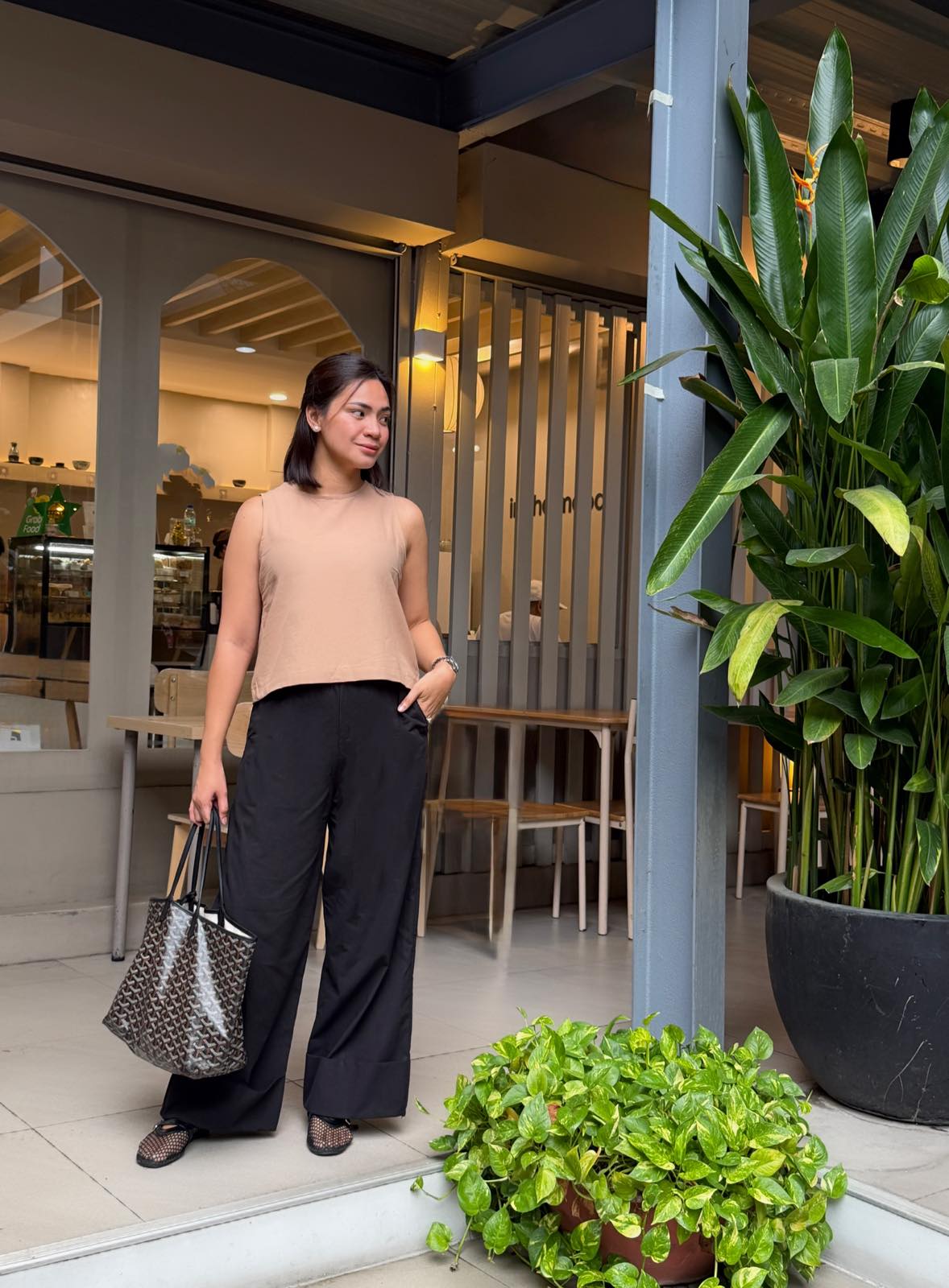 Pambahaymnl Fold Up Linen Pants