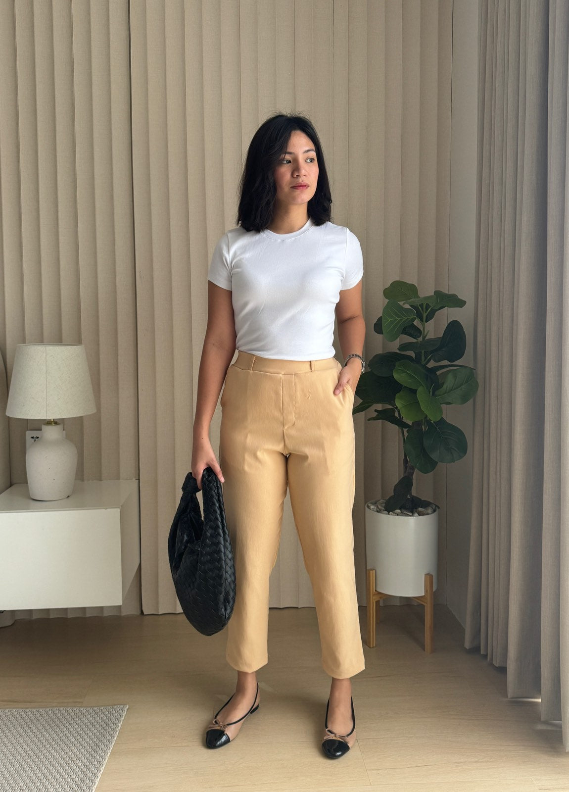 Pambahaymnl Peg Leg Tailored Pants