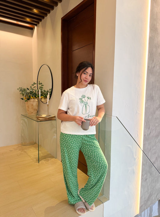 Pambahaymnl Printed Pjs Lounge Set
