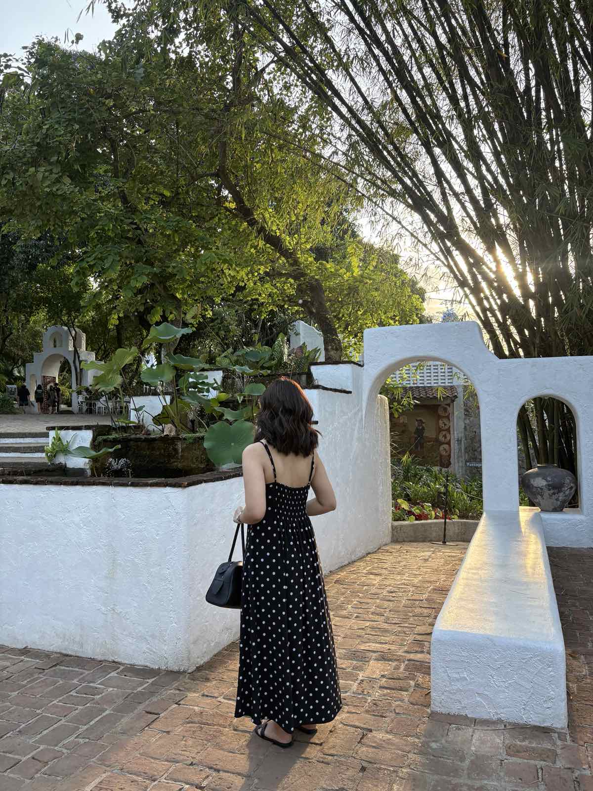 Pambahaymnl  Polka Maxi Dress